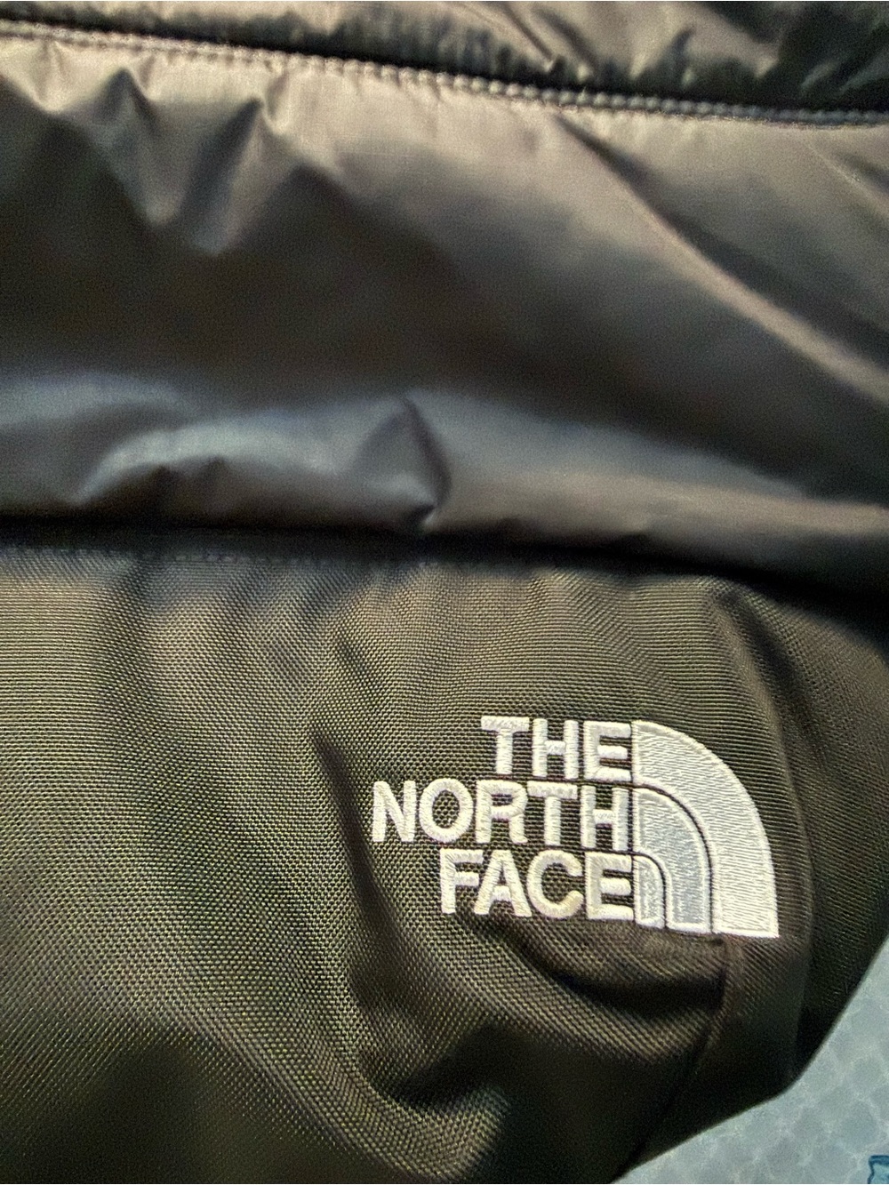 The North Face Black Quilted-Top Tote with Logo - Picture 2 of 6